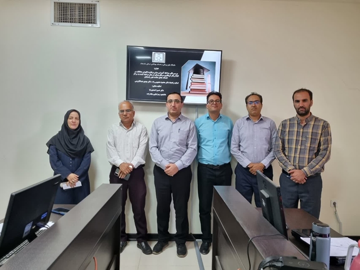 برگزاری دفاع پایان نامه سرکار خانم زهرا باقری